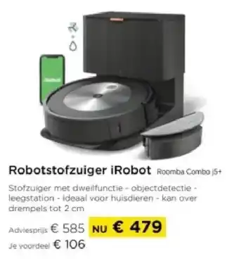 Molecule Robotstofzuiger iRobot aanbieding