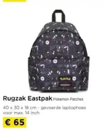 Molecule Rugzak Eastpak Pokemon Patches aanbieding