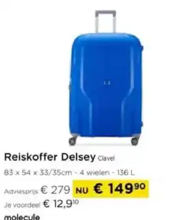 Molecule Reiskoffer Delsey Clavel aanbieding