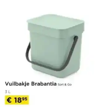 Molecule Vuilbakje Brabantia aanbieding