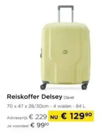 Molecule Reiskoffer Delsey Clavel aanbieding