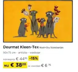 Molecule Deurmat Kleen-Tex aanbieding