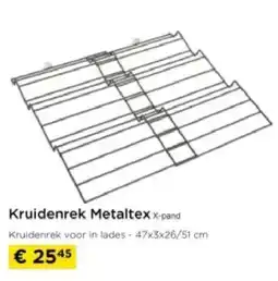 Molecule Kruidenrek Metaltex aanbieding