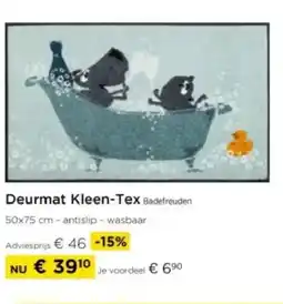 Molecule Deurmat Kleen-Tex Badefreuden aanbieding