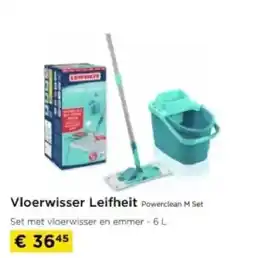 Molecule Vloerwisser Leifheit aanbieding