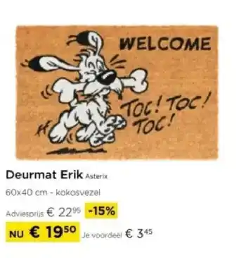 Molecule Deurmat Erik Asterix aanbieding