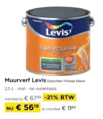 Molecule Muurverf Levis aanbieding