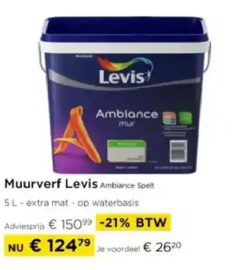 Molecule Muurverf Levis aanbieding