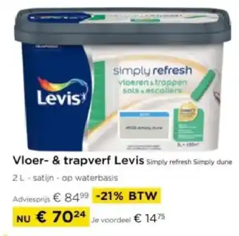 Molecule Vloer- & trapverf Levis aanbieding