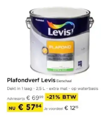 Molecule Plafondverf Levis aanbieding