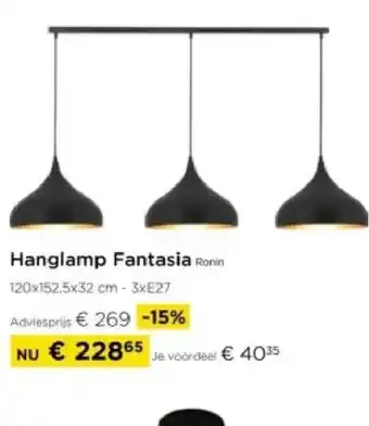 Molecule Hanglamp Fantasia Ronin aanbieding