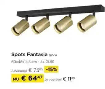 Molecule Spots Fantasia Taboo aanbieding