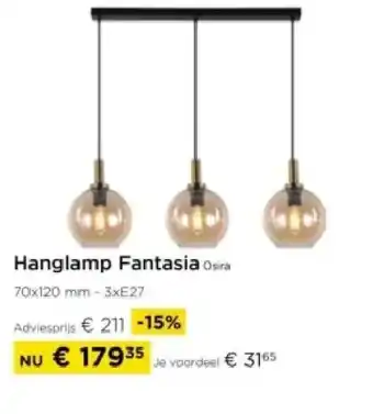 Molecule Hanglamp Fantasia Osira aanbieding