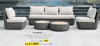 Molecule Loungeset mostar aanbieding