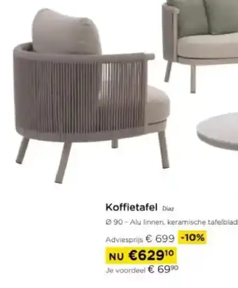 Molecule Koffietafel Diaz aanbieding