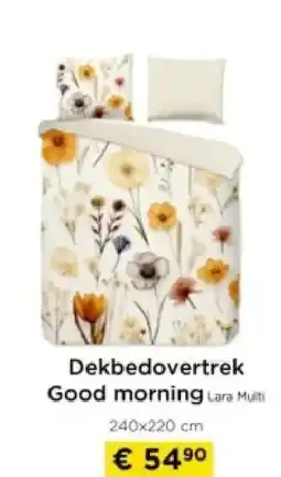 Molecule Dekbedovertrek Good morning Lara Muti aanbieding