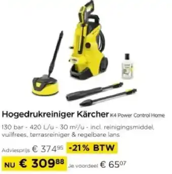 Molecule Hogedrukreiniger Kärcher aanbieding