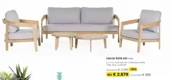 Molecule Lecce Sofa set aanbieding