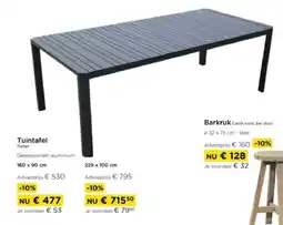 Molecule Tuintafel Parker aanbieding