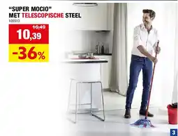 Hubo “SUPER MOCIO” MET TELESCOPISCHE STEEL aanbieding