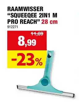 Hubo RAAMWISSER “SQUEEQEE 2IN1 M PRO REACH” 28 cm aanbieding