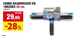 Hubo COMBI RAAMWISSER EN -WASSER 35 cm aanbieding