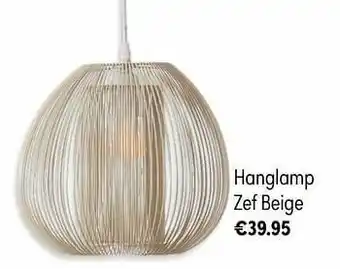 Baby & Tiener Hanglamp zef beige aanbieding