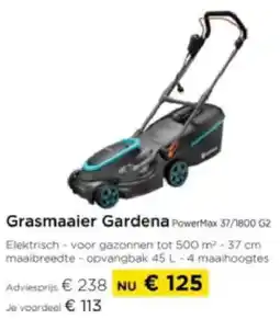 Molecule Grasmaaier Gardena aanbieding