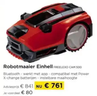 Molecule Robotmaaier Einhell FREELEXO CAM 500 aanbieding