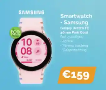 Krëfel Samsung smartwatch galaxy watch fe 40MM pink gold aanbieding