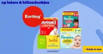 Bol.com Op luiers & billendoekjes aanbieding