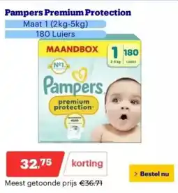 Bol.com Pampers premium protection aanbieding