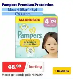 Bol.com Pampers premium protection aanbieding