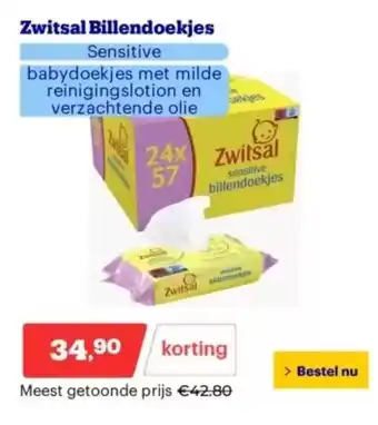 Bol.com Zwitsal billendoekjes aanbieding