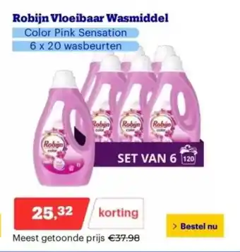 Bol.com Robijn vloeibaar wasmiddel aanbieding