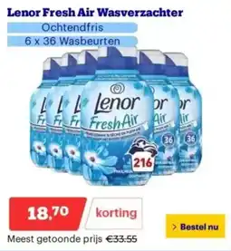 Bol.com Lenor fresh air wasverzachter aanbieding