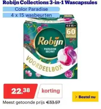 Bol.com Robijn collections 3-in-1 wascapsules aanbieding