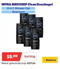 Bol.com NIVEA MEN deep clean douchegel aanbieding