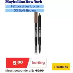 Bol.com Maybelline New York aanbieding