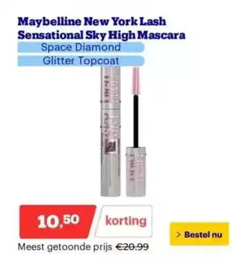 Bol.com Maybelline new york lash sensational sky high mascara aanbieding