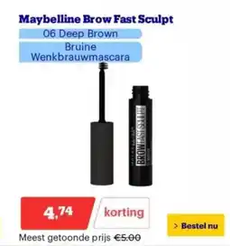 Bol.com Maybelline brow fast sculpt aanbieding