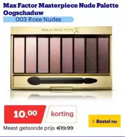 Bol.com Max factor masterpiece nude palette oogschaduw aanbieding