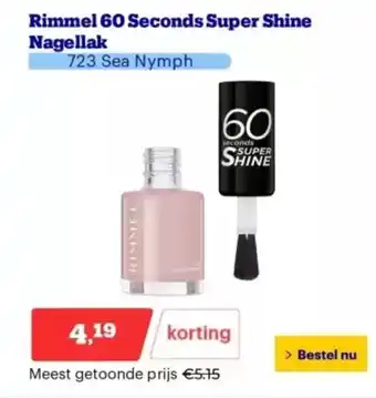 Bol.com Rimmel 60 seconds super shine nagellak aanbieding