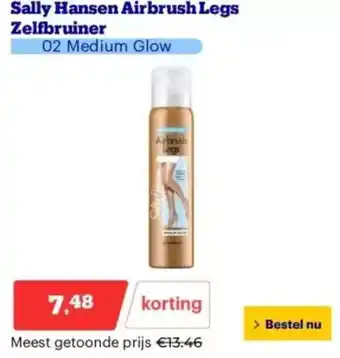 Bol.com Sally hansen airbrush legs zelfbruiner aanbieding