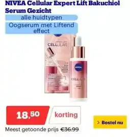 Bol.com NIVEA Cellular Expert Lift Bakuchiol Serum Gezicht aanbieding