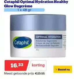 Bol.com Cetaphil optimal hydration healthy glow dagcrème aanbieding