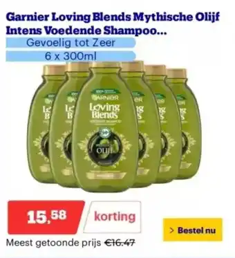 Bol.com Garnier loving blends mythische olijf intens voedende shampoo aanbieding