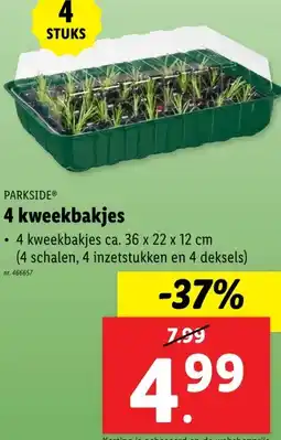 Lidl 4 kweekbakjes aanbieding