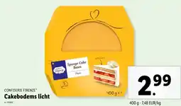 Lidl Cakebodems licht aanbieding