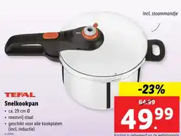 Lidl TEFAL Snelkookpan aanbieding